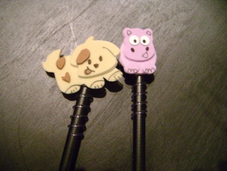 Lápis com ponteira em EVA